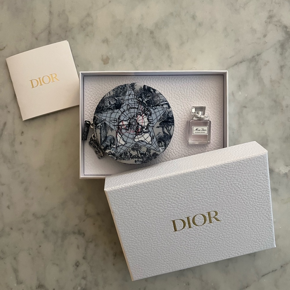 Dior Limited Edition Around the World Jewelry Travel Case with Mini Perfume